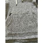 LIE Life Integrity Earth Grey Hood Quarter Button Kangaroo Pocket Hoodie S Gray Photo 4