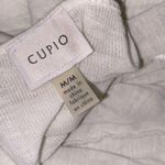 cupio white knit cardigan size medium linen blend Photo 5