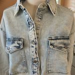 Silver Jeans Co. Women's Denim Jacket (Shacket), Medium, Washed Blue, NWT Photo 4