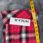 Victoria's Secret  Plaid PJ Set LG Red Black Plaid Long Sleeve Pants Holiday Cozy Photo 7