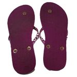 Vera Bradley Flip Flops Butterflies 7/8 Adorable for Summer. LSHE 204 Photo 2