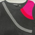 NWT - Nic + Zoe - Women’s Black & Pink Sweater - Size Petite Large Photo 2