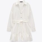 ZARA  Linen Shirtdress Photo 5