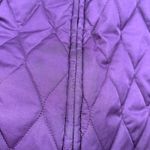LL Bean Quilted Vest Purple Pink Reversible Full Zip Pockets Women M Petite Size M Photo 1