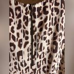 CAbi sleeveless top animal print cutout layer piece workwear business casual M Photo 5