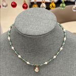 Handmade Freshwater Pearl and Turquoise Seed Bead Necklace ✨ Photo 5