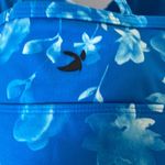 Glyder  Blue Floral Longline Sports Bra Small Photo 3