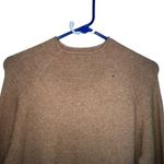 J. Crew Rollneck Sweater Supersoft Yarn Wool Alpaca Blend Small‎ New Brown Hole Photo 2
