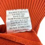 Arach & Cloz NWT Burnt Orange Long Sleeve V Photo 6