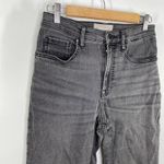 Everlane High Rise Grey Washed Denim Cotton Blend Jeans Women's Size 28 Regular Photo 5