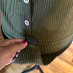 Iris Green Short Sleeve Bodysuit | Minimalist Style | Size 1X Photo 3