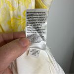 Chico's Chico’s tiered paisley maxi dress yellow white size 8/10P spring Easter wedding Photo 8