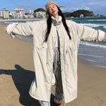 Aritzia KOREAN BELTED-DETAIL FAUX-FUR SAFARI JACKET Photo 0