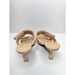 Open Edit  Sandals Size 6 Qarly Heeled Tan Open Square Toe Slip On Heels Photo 7