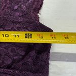 Deb Plum Purple Mini Dress lace tulle rhinestones open back 5 formal HOCO party Size undefined Photo 11