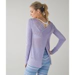 Lululemon Cashmere Blend Sunset Savasana Pullover II in Heathered Lilac Size 2/4 Photo 1