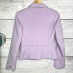 St. John Lavender Purple Cashmere Wool Blend Fitted Blazer Jacket Size 2 Luxury Photo 4