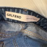 GRLFRND  The Kate Low Rise Slim Crop Jeans Hidden Hills Medium Wash Size 28 NWOT Photo 5