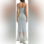 House Of CB Gabriella Keyhole & Ruffle Mesh Body-Con Gown Sz M Photo 1