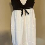 Innowave Brown and Ivory V Neckline And Empire Waist Dress Made in Japan Multiple Photo 0