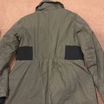 DKNY Army Green & Black Anorak Coat Jacket Photo 5