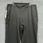 Hilary Radley  Dress Pants Womens 2XL Black Stretch Slash Pockets Formal Wide Leg Photo 1