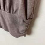 Garnet Hill  Top Womens‎ Large Taupe Dolman Lace Sleeve Organic Cotton Tencel L Photo 5