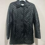 Neiman Marcus Quilted Leather Trenchcoat Photo 0