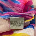 #250 UNBRANDED Beaded Watercolor Swim Cover up Pink Photo 4