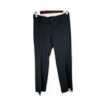 Banana Republic  Women's Sz 0 Martin Fit Black Pin Stripe  Career Dress Pants Photo 1