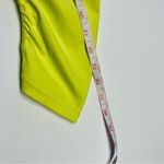 Zyia Neon Yellow Parallel Luxe High Rise 7/8 24” leggings Size 12 NWT Photo 11