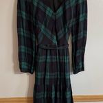 J.Crew Long Sleeve Black Watch Plaid Dress Size 4 Photo 9