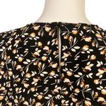 ZARA  Floral Petal Print Oversized Babydoll Tunic Photo 5