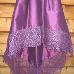 Monique Lhuillier NWT Purple Hi Lo Dress Gown Photo 4