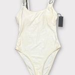 Kendall + Kylie NWT. Ivory  One Piece Swimsuit Photo 0