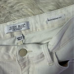 Judy Blue  Kathleen Hi-Rise Ecru Boyfriend Jeans Size 5/27 Cuffed Photo 6