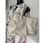 Banana Republic Cream Leather Shoulder Bag Photo 8