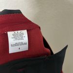 ALC Frank ALC Lawrence Burgundy Wide Leg Trouser Pants Womens Size 4 Photo 5