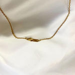 18K Solid Yellow Gold Clover Necklace | Mother of Pearl | 16” Fine Jewelry | 3g Photo 3