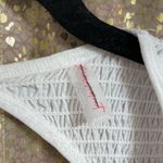 Free People  White Strike A Pose Smocked Cropped Top Large NWOT Photo 3