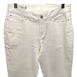 Ann Taylor  Womens Low Rise‎ Curvy Fit Skinny Ankle Jeans White Size 6 Photo 2