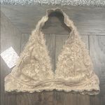 Free People NWT Lace Halter Bralette Sz M Photo 0