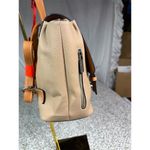 Montana West Women's Small Colorblock Convertible Backpack Beige Tan Photo 4