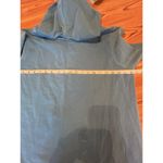 Soft Surroundings  NWT Retreat Hoodie Tunic Sz LG Fjord Blue Eyelet Cuff Comfy Photo 11