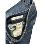 Seven 7 Weekend Slim Fit Jeans Dark Wash Denim Raw Hem Size 14 Stretch High Rise Photo 6