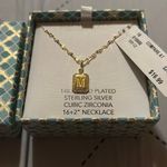 Rachel Zoe  “M” initial necklace Photo 0