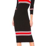 Free People  Sport Stripe Knit Midi Dress Photo 0