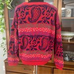 Karen Scott Vintage paisley II Print Sweater Photo 3