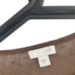 J. Jill Brown Linen Blend 3/4 Sleeve Midi layering tunic Relaxed Fit XL knit Photo 9