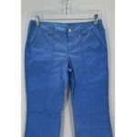 EXPRESS Vintage  low rise flare blue pants 90s sz S no doubt vibes Photo 2